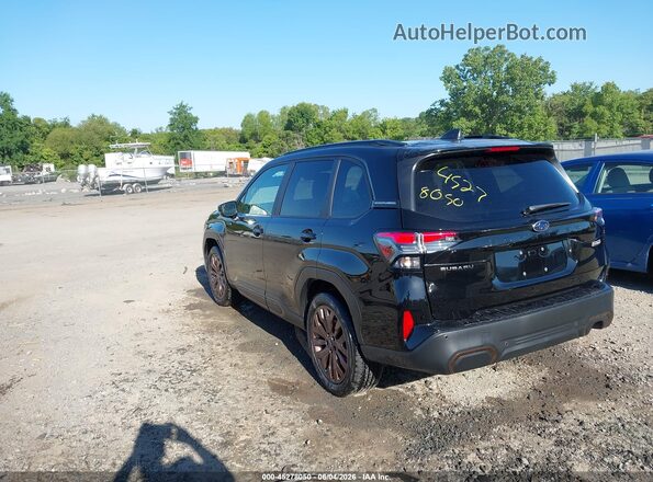 4S4SLSJ74T3068369 2026 SUBARU FORESTER Черный Задняя левая четверть