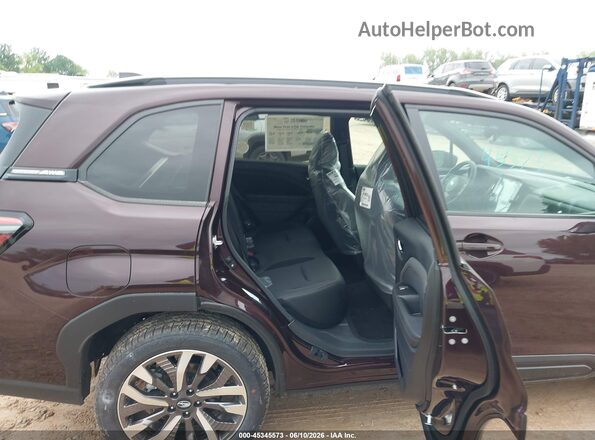 4S4SLST71T3092206 2026 SUBARU FORESTER Maroon VIN კოდის სტიკერის ხედი