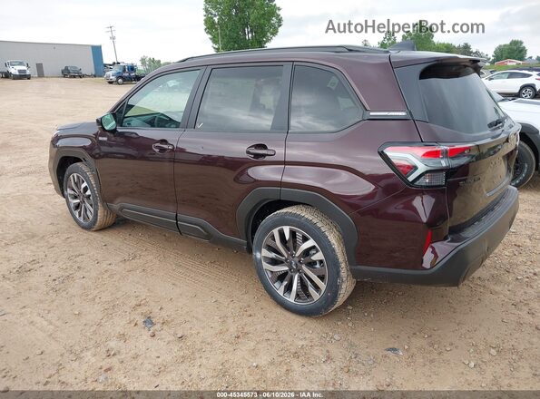 4S4SLST71T3092206 2026 SUBARU FORESTER Maroon უკანა მარცხენა