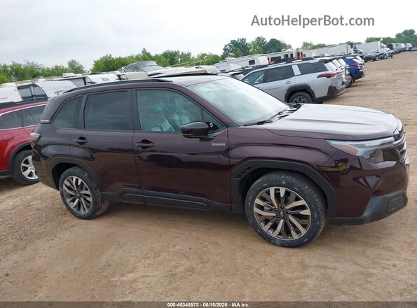 4S4SLST71T3092206 2026 SUBARU FORESTER Maroon უკანა სალონის ხედი