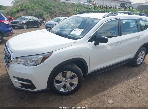4S4WMAAD7M3415094 2021 SUBARU ASCENT White წინა მარცხენა ხედი სამი მეოთხედიდან