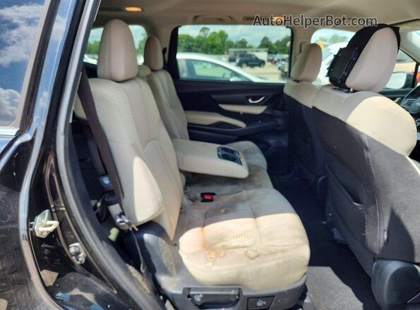 4S4WMABD0K3444965 2019 SUBARU ASCENT Черный Вид задней части салона