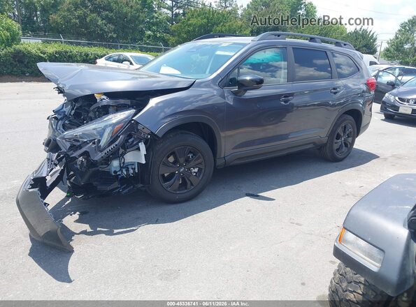 4S4WMABD4T3421402 2026 SUBARU ASCENT Gray წინა მარცხენა ხედი სამი მეოთხედიდან