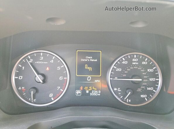 4S4WMABD9T3409374 2026 SUBARU ASCENT Black Widok zestawu wskaźników