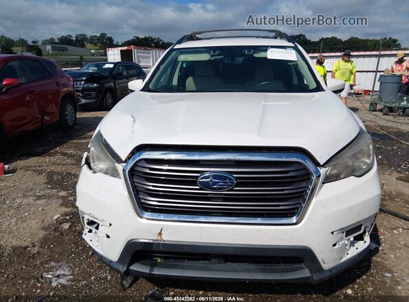 4S4WMACD0K3458850 2019 SUBARU ASCENT White Սարքավորումների վահանակի տեսք