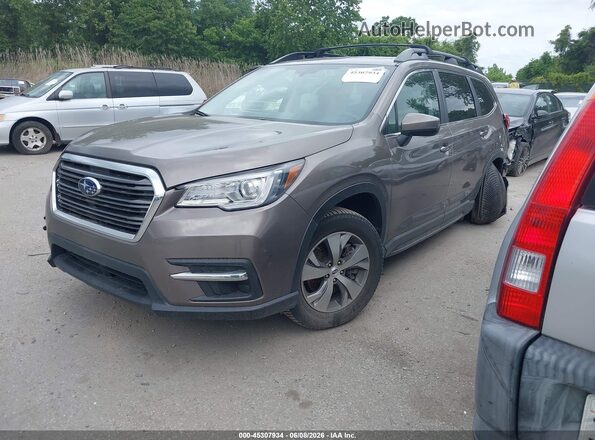 4S4WMACD0M3404564 2021 SUBARU ASCENT Brown Առջևի ձախ երեք քառորդ տեսարան