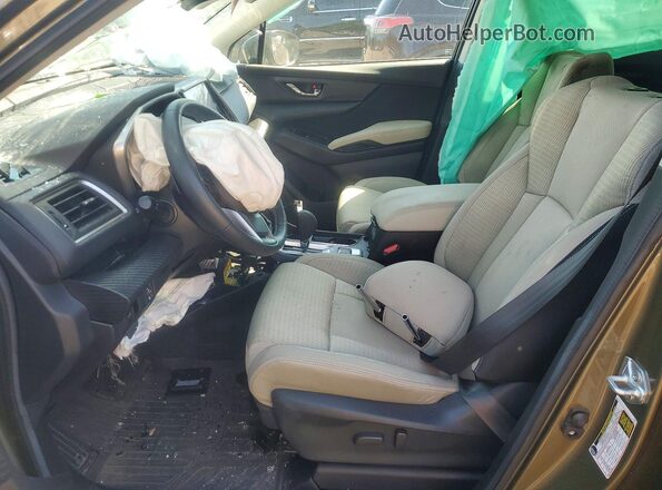 4S4WMACD0R3453884 2024 SUBARU ASCENT Green Widok wnętrza z przodu