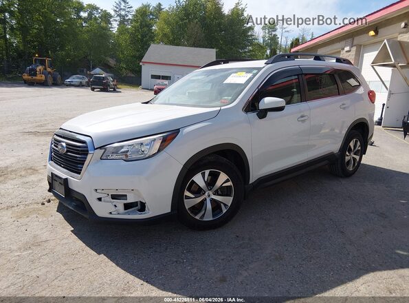 4S4WMACD2K3450572 2019 SUBARU ASCENT White Передня ліва чверть