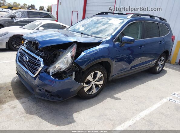 4S4WMACD2K3478131 2019 SUBARU ASCENT Blue Передня ліва чверть
