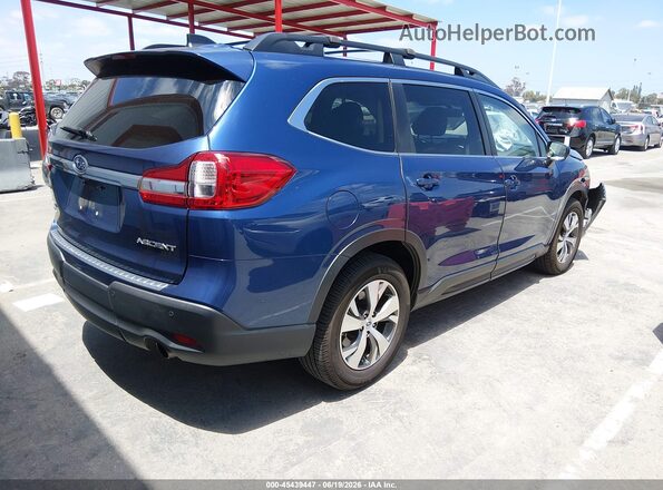 4S4WMACD2K3478131 2019 SUBARU ASCENT Blue Задня права чверть