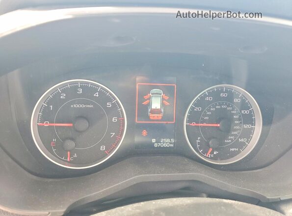 4S4WMACD3L3432423 2020 SUBARU ASCENT Черный Вид щитка приборов