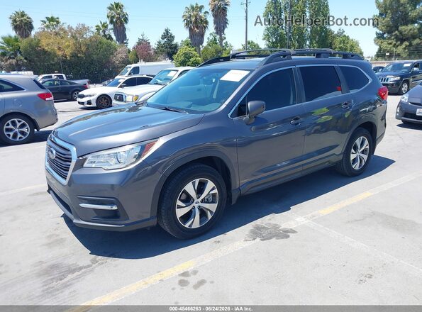 4S4WMACD6M3418307 2021 SUBARU ASCENT Gray Առջևի ձախ երեք քառորդ տեսարան