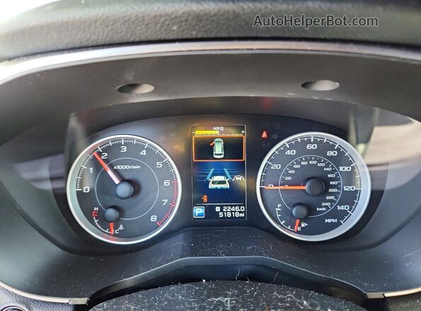 4S4WMACD9L3420986 2020 SUBARU ASCENT Blue Widok zestawu wskaźników