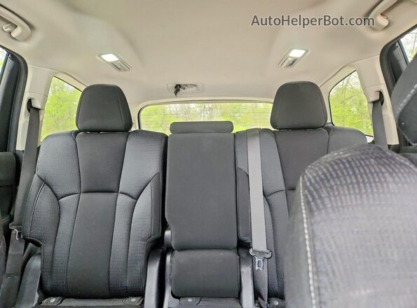 4S4WMACDXK3443515 2019 SUBARU ASCENT Белый Вид задних сидений