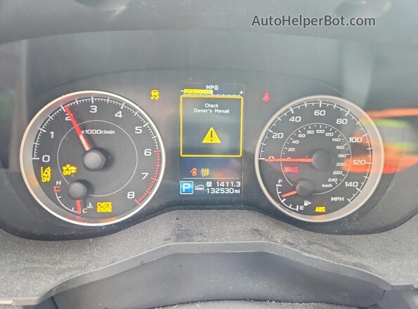 4S4WMACDXK3443515 2019 SUBARU ASCENT Белый Вид щитка приборов
