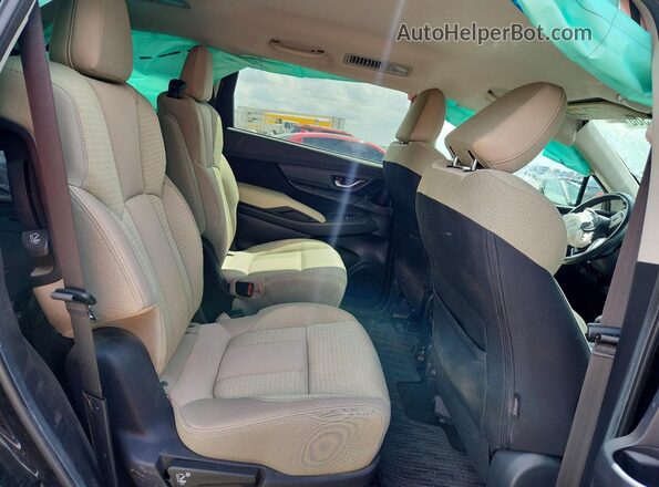 4S4WMAED1P3433301 2023 SUBARU ASCENT Black Вид задньої частини салону