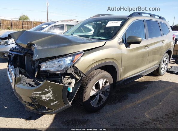 4S4WMAED2N3467910 2022 SUBARU ASCENT Зеленый Передняя левая четверть