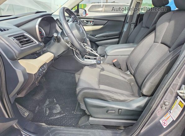 4S4WMAED6K3456596 2019 SUBARU ASCENT Gray Widok wnętrza z przodu