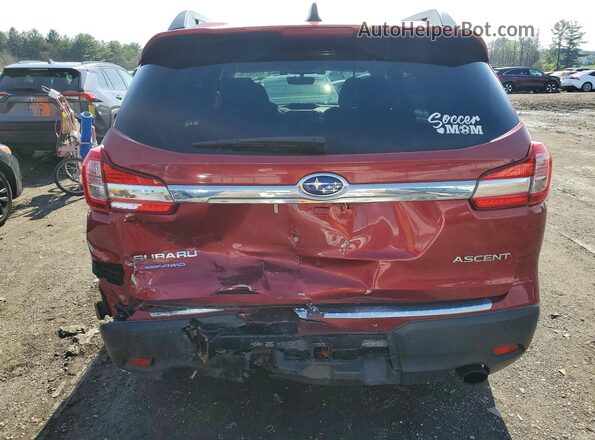 4S4WMAFD0K3424080 2019 SUBARU ASCENT Red უკანა ხედი