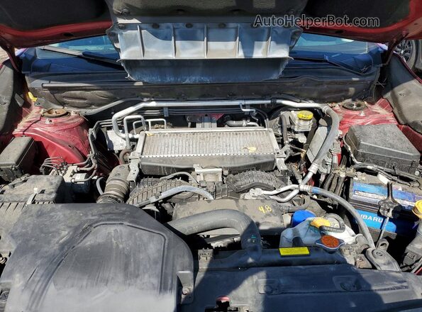 4S4WMAFD0K3424080 2019 SUBARU ASCENT Red ძრავის განყოფილების ხედი