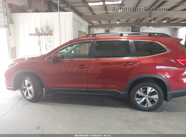 4S4WMAFD2K3421858 2019 SUBARU ASCENT Burgundy 