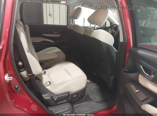 4S4WMAFD2K3421858 2019 SUBARU ASCENT Burgundy VIN კოდის სტიკერის ხედი