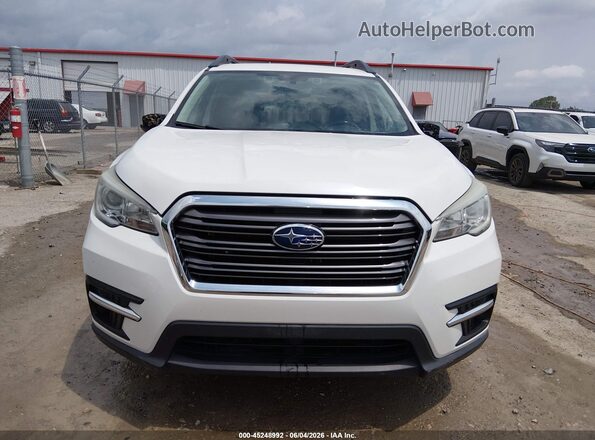 4S4WMAFD2K3486869 2019 SUBARU ASCENT White ხელსაწყოთა პანელის ხედი