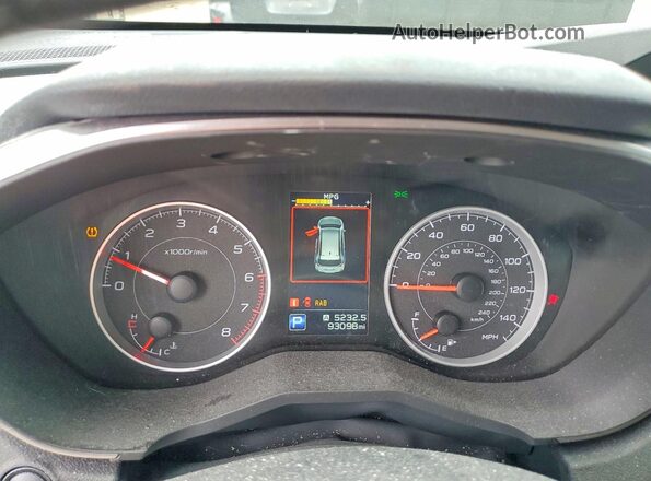 4S4WMAFD4K3426270 2019 SUBARU ASCENT Серебряный Вид щитка приборов