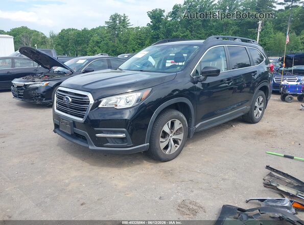 4S4WMAFD4L3414850 2020 SUBARU ASCENT Black Առջևի ձախ երեք քառորդ տեսարան