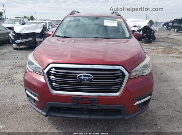 4S4WMAFD6L3416499 2020 SUBARU ASCENT Red Սարքավորումների վահանակի տեսք