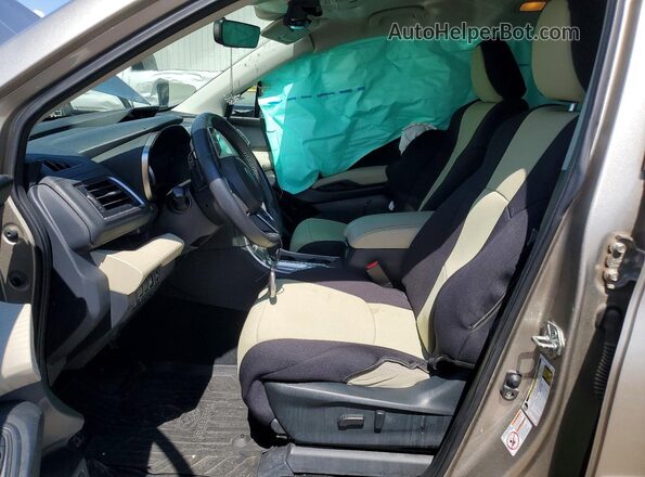 4S4WMAFD7K3411374 2019 SUBARU ASCENT Gold Widok wnętrza z przodu