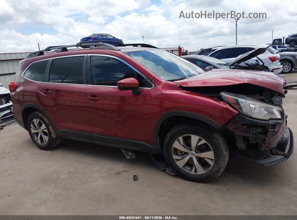4S4WMAFD7K3467976 2019 SUBARU ASCENT Burgundy Rear interior view