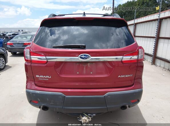 4S4WMAFD7K3467976 2019 SUBARU ASCENT Burgundy 