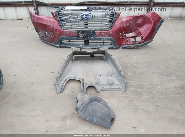 4S4WMAFD7K3467976 2019 SUBARU ASCENT Burgundy Dashboard view