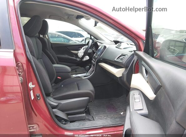 4S4WMAFD7K3467976 2019 SUBARU ASCENT Burgundy Front interior view