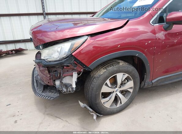 4S4WMAFD7K3467976 2019 SUBARU ASCENT Burgundy 