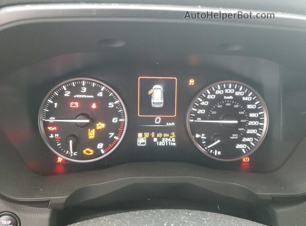 4S4WMAFD9S3405026 2025 SUBARU ASCENT Black Вид щитка приладів
