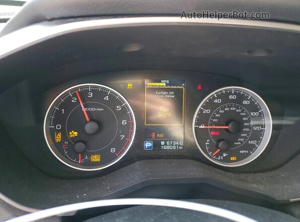 4S4WMAFDXK3427097 2019 SUBARU ASCENT Серый Вид щитка приборов