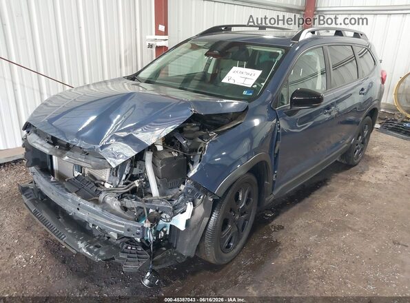 4S4WMAHD3R3423688 2024 SUBARU ASCENT Blue Առջևի ձախ երեք քառորդ տեսարան