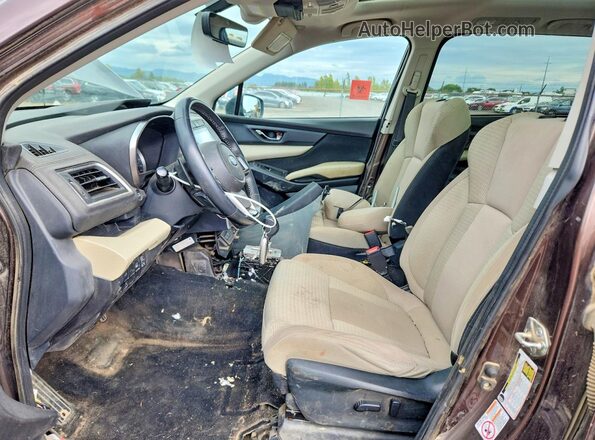 4S4WMAHD5K3411385 2019 SUBARU ASCENT Brown წინა სალონის ხედი