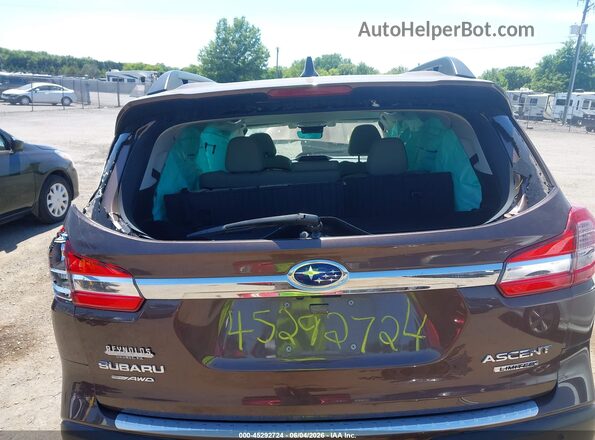 4S4WMAJD0K3483363 2019 SUBARU ASCENT Maroon 