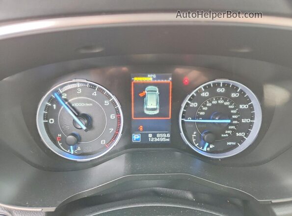 4S4WMAJD0L3447321 2020 SUBARU ASCENT White Սարքավորումների վահանակի տեսք