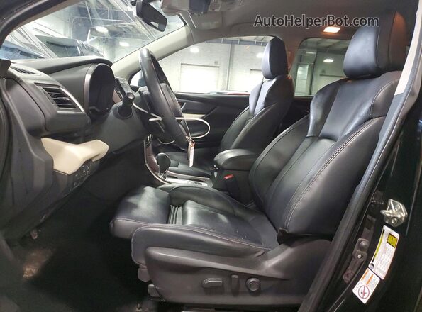 4S4WMAJD6K3452327 2019 SUBARU ASCENT Black წინა სალონის ხედი