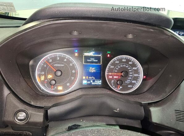 4S4WMAJD7N3457797 2022 SUBARU ASCENT Blue Սարքավորումների վահանակի տեսք