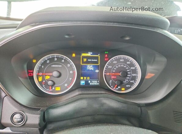 4S4WMAJD8N3464984 2022 SUBARU ASCENT Black Вид щитка приладів