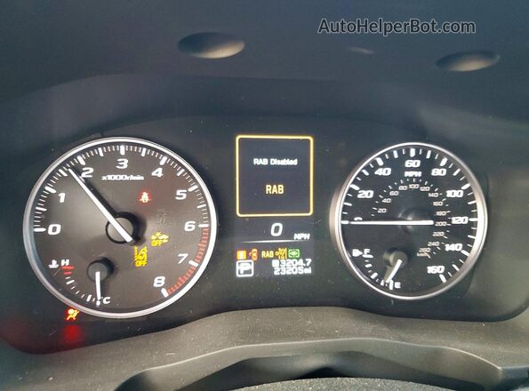 4S4WMAKD0R3412401 2024 SUBARU ASCENT Black Instrument cluster view