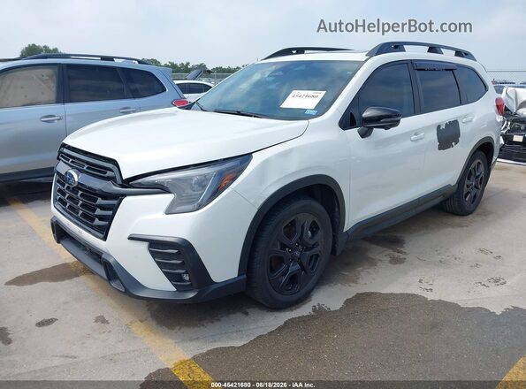 4S4WMAKD6P3412951 2023 SUBARU ASCENT White წინა მარცხენა ხედი სამი მეოთხედიდან