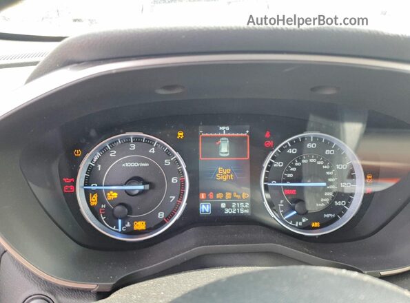 4S4WMALD3N3464565 2022 SUBARU ASCENT Зеленый Вид щитка приборов