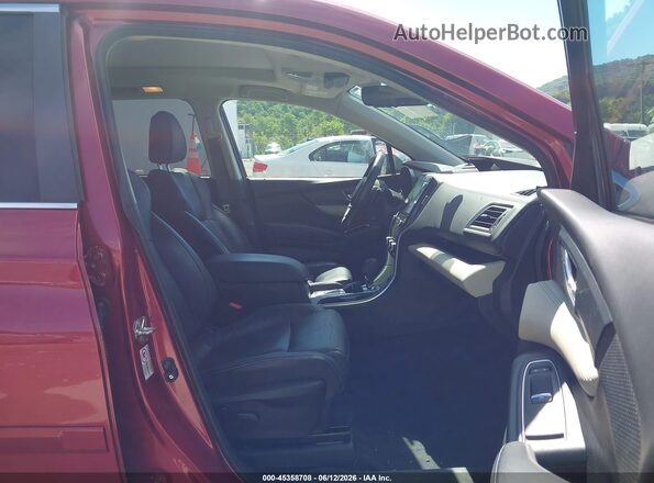 4S4WMALD8L3424883 2020 SUBARU ASCENT Red Vista interior delantera