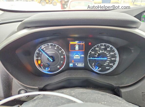 4S4WMALD9L3471338 2020 SUBARU ASCENT Gray Widok zestawu wskaźników